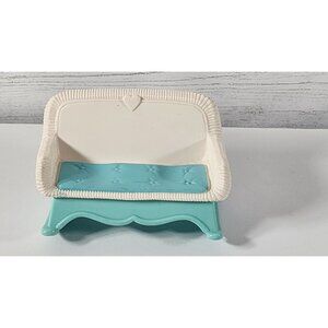 1993 FISHER PRICE ROCKING ROCKER SOFA LOVE SEAT PORCH GLIDER DREAM DOLLHOUSE OG